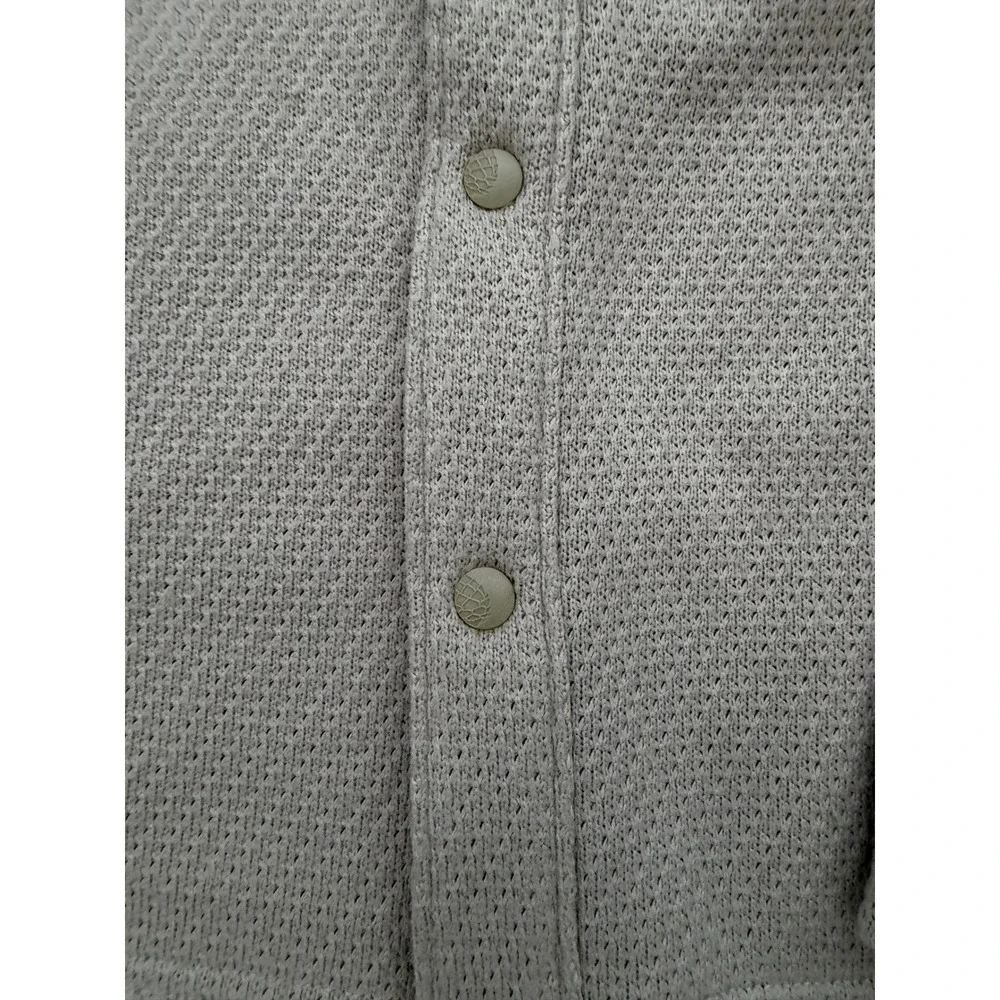 Stio Notion Stretch Knit Shirt - Men's Small Oatmel Heather Fleece